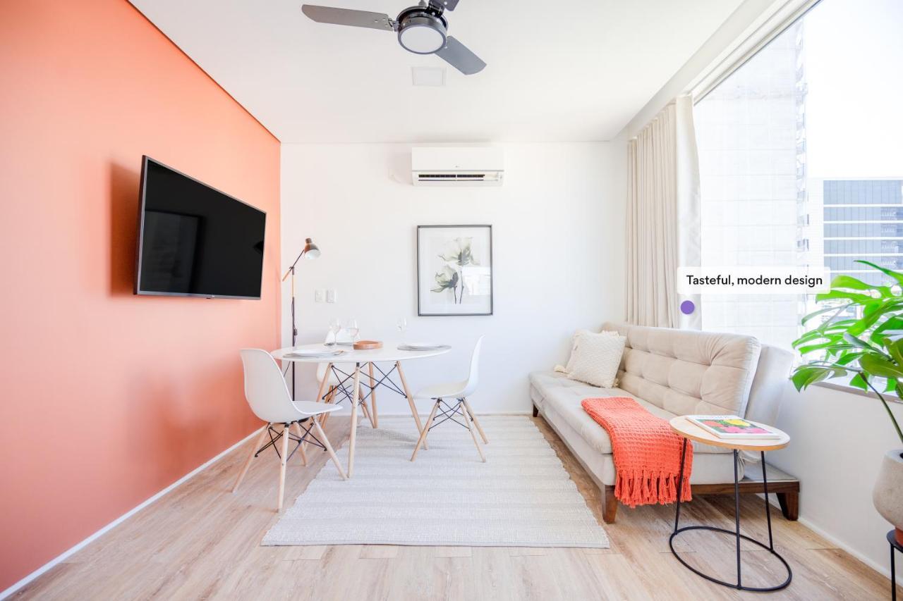 Ap Com Academia, Piscina E Sauna No Predio, Proximo A Faria Lima - Vila Olimpia Apartment São Paulo Luaran gambar