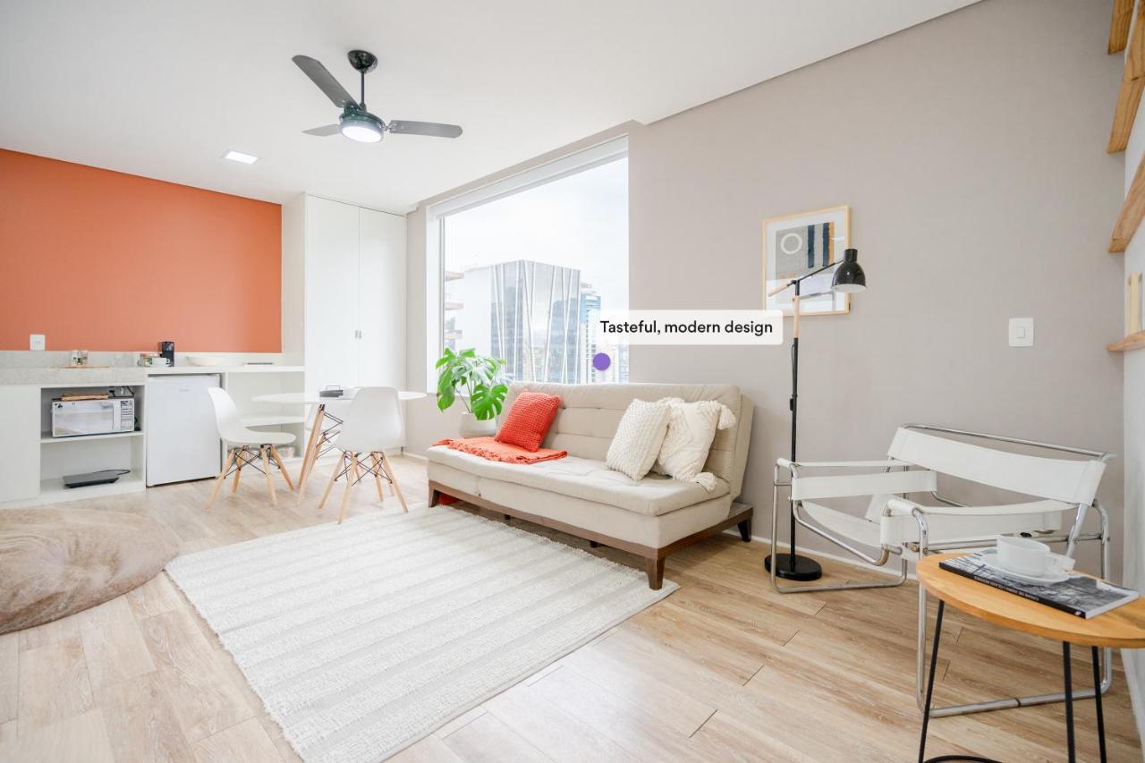Ap Com Academia, Piscina E Sauna No Predio, Proximo A Faria Lima - Vila Olimpia Apartment São Paulo Luaran gambar