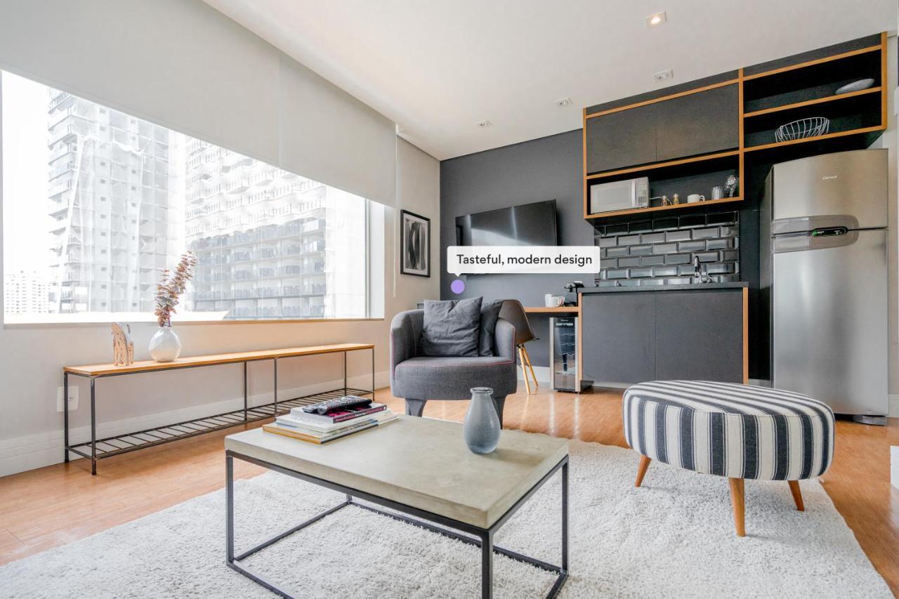 Ap Com Academia, Piscina E Sauna No Predio, Proximo A Faria Lima - Vila Olimpia Apartment São Paulo Luaran gambar